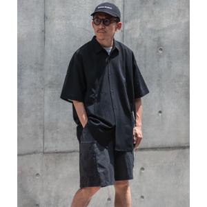 【アーバンリサーチ】FUNCTIONAL WIDE SHORT−SLEEVE SHIRTS