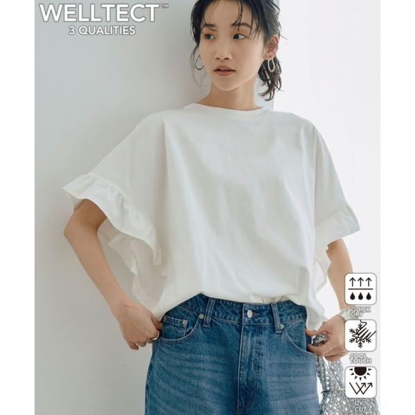 【coen】【WELLTECT】フリルデザインプルオーバー