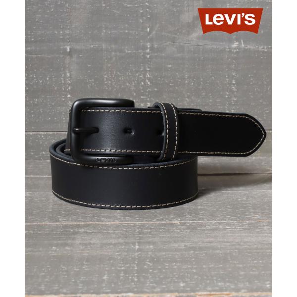 【marukawa shonan】別注【Levi&apos;s/リーバイス】35mm幅 ブラックバックル 本革...