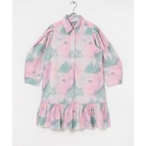 【アーバンリサーチ】GANNI　Printed Cotton Mini Shirts DR