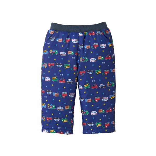 【ミキハウスホットビスケッツ】裏ボアフリース 中綿入りパンツ