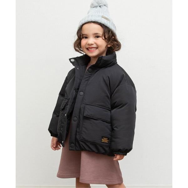 【ブリーズ】スタンドカラー中綿ジャケット