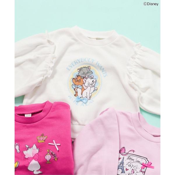 【アプレレクール】【ディズニーキャラクター/ マリー】キャンディースリーブトレーナー