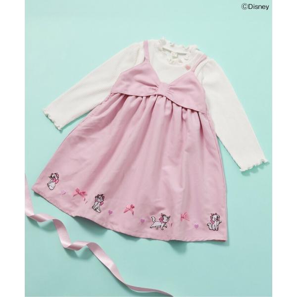 【アプレレクール】WEB限定【ディズニーキャラクター/マリー】リボンワンピース