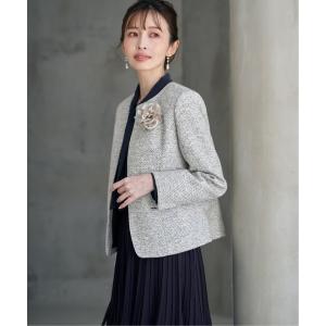 【イッカラウンジ 】イッカラウンジ ikka LOUNGE ファンシーツイードジャケット