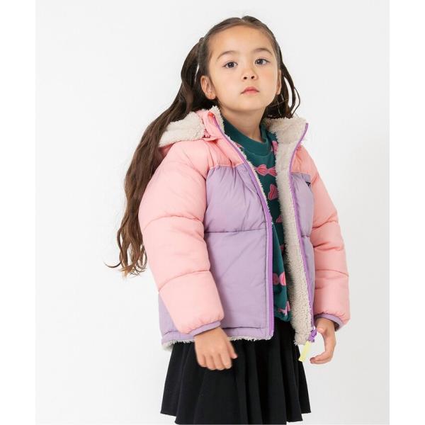 【ブリーズ】中綿ボアリバーシブルブルゾン