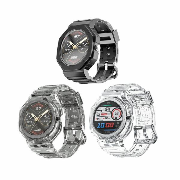 Huawei Watch GT Cyber 交換 バンド ウェアラブル端末・スマートウォッチ TPU...