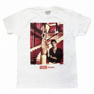 リーズン Tシャツ REASON SCARFACE AL PACINO TEE [WHITE] /[レターパック可]｜magic-apple