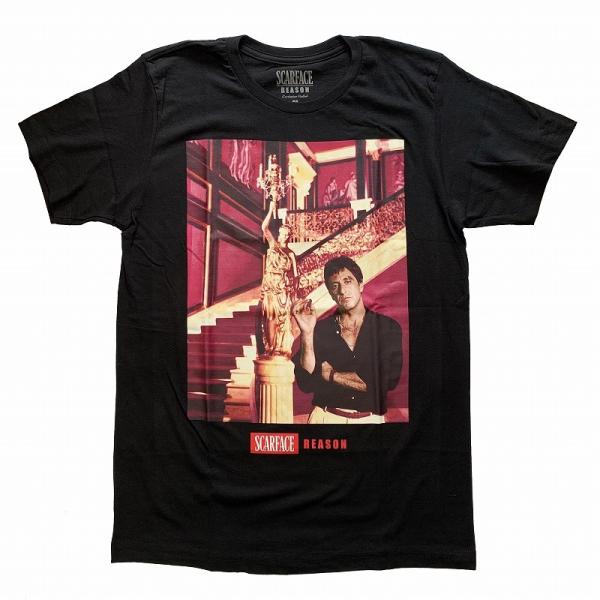 リーズン Tシャツ REASON SCARFACE AL PACINO TEE [BLACK] /[...