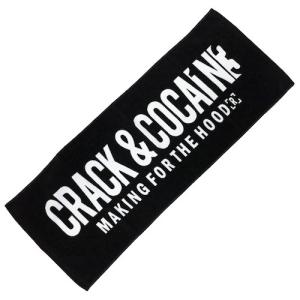 クラック＆コカイン タオル CRACK&COCAINE LOGO TOWEL [BLACK]｜magic-apple