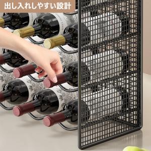 ワインラック 卓上 ワインボトル収納 ワインホ...の詳細画像1