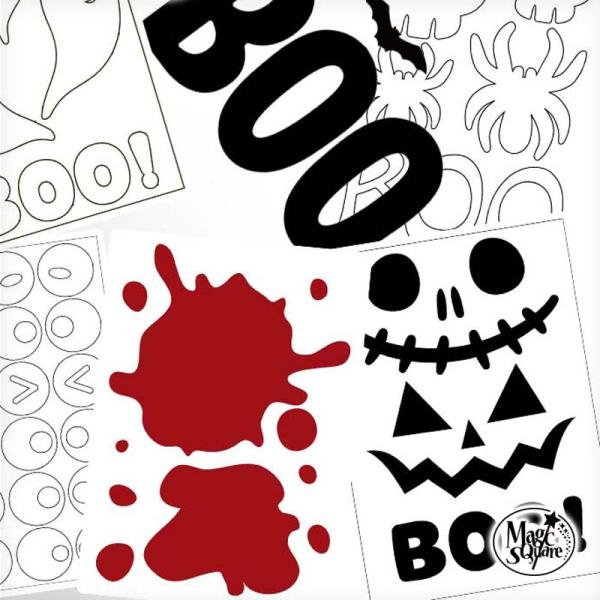 ウォールステッカー ハロウィン  飾り付け 室内装飾 壁紙 シール 壁面 玄関 かぼちゃ なんでもハ...