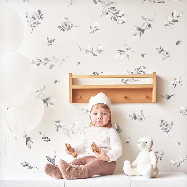 ウォールステッカー お花 花 【ライラ】 はがせる 壁 シール ステッカー 壁紙 飾りつけ おしゃれ...