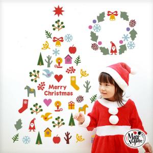 ウォールステッカー リトルサンタ クリスマス 壁紙