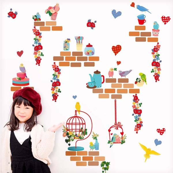 ウォールステッカー はがせる 壁 シール ステッカー 壁紙 大きい 飾り 飾りつけ おしゃれ 北欧 ...