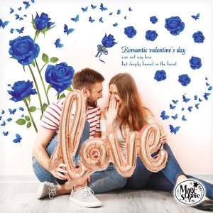 青いバラ ウォールステッカー の商品一覧 ウォールデコレーション 家具 インテリア 通販 Yahoo ショッピング