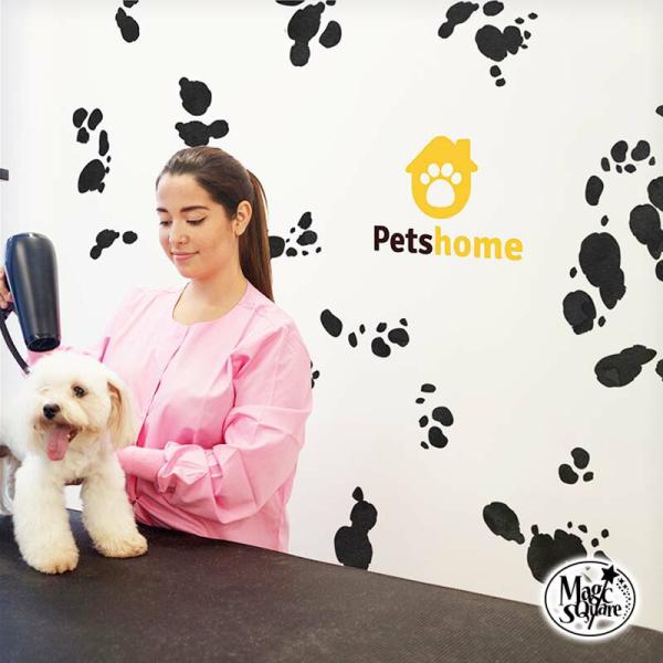 アニマルフレークステッカー　ダルメシアン　受注生産