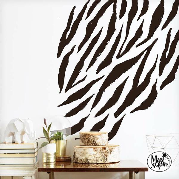 アニマルフレークステッカー　ゼブラ　受注生産