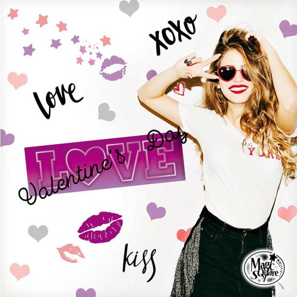 ウォールステッカー 【LOVEパネル】 受注印刷