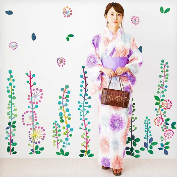 ウォールステッカー 木 花 大きい 観葉植物 飾り はがせる シール 壁紙 植物 南国 オアシスプラ...