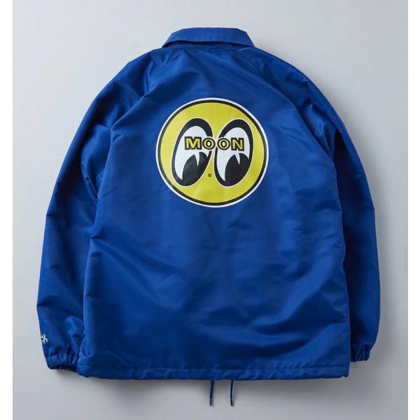 ブルコ BLUCO MOONEYES x DOGTOWN x BLUCO コーチジャケット BLUE...