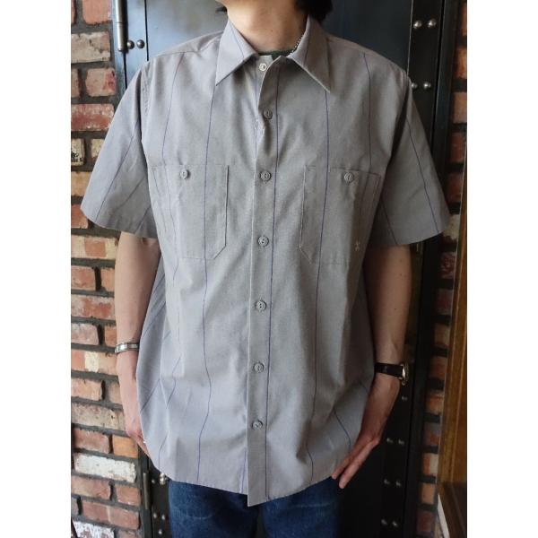 ブルコ BLUCO STANDARD STRIPE WORK SHIRT S/S 153-21-11...