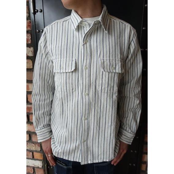 ビッグマイク BIGMIKE ネルシャツ 102135006 WHITE