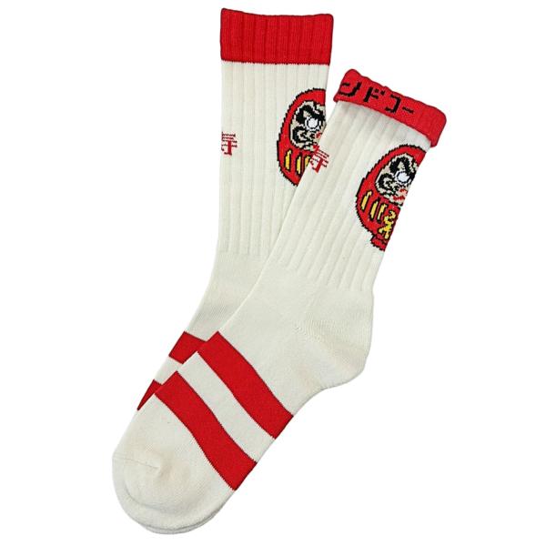 ching&amp;co. チンアンドコー NEW Japan DARUMA white Socks ソック...