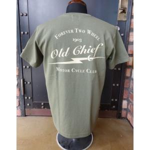 オールドチーフ Old Chief Tシャツ Short Sleeve Tee Shirt  グリーン｜magic-u-co
