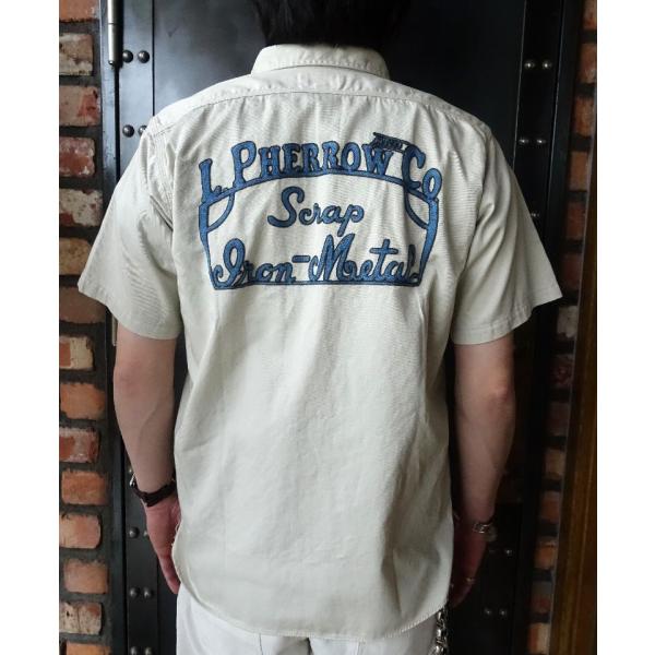 フェローズ  Pherrow's 25S-PCWS1-E シャツ BEIGE