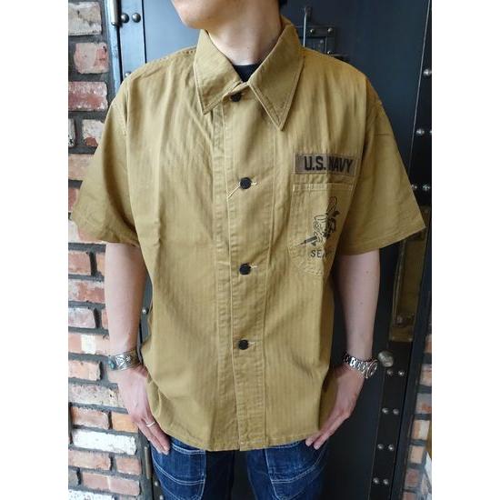 フェローズ PHERROWS 21S-P-41-CO シャツ キャメル