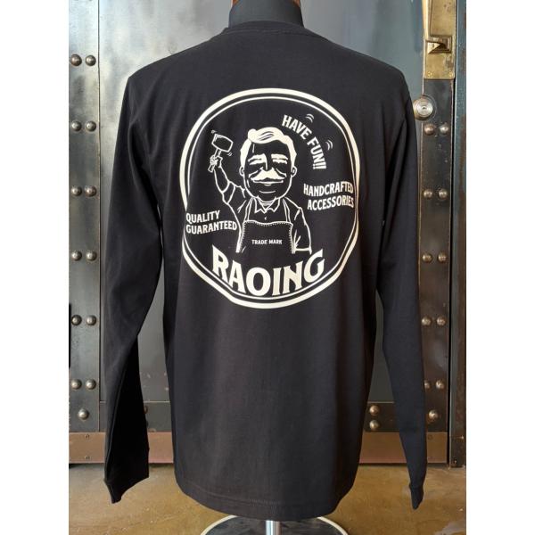 RAOING ローイング 別注 Long Sleeve T-Shirt BLACK ロンT