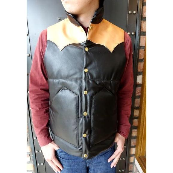 レインボーカントリー RAINBOW COUNTRY ベスト COW×HORSE ALL LEATH...