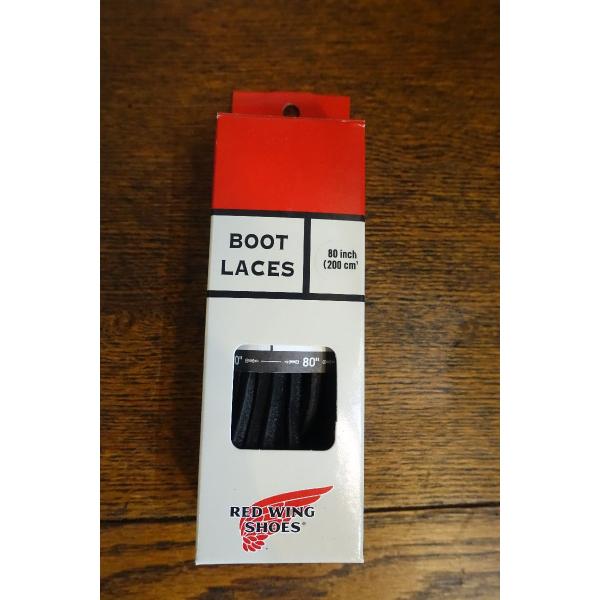レッドウィング RED WING 97135 レザー・ブーツレース 80インチ ブラック