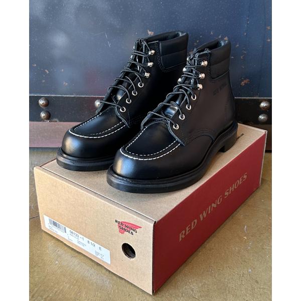 レッドウィング RED WING 8133 SUPERSOLE 6" MOC BLACK