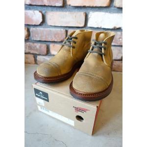 レッドウィング×ナイジェルケーボン RED WING × Nigel Cabourn "Munson B-5 CHUKKA #4632 No.80351562000 [Beige]｜magic-u-co