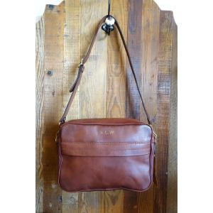 ヴァスコ vasco LEATHER VS-255L LEATHER WANDER SHOULDER BAG B.L.W. バッグ CAMEL｜magic-u-co