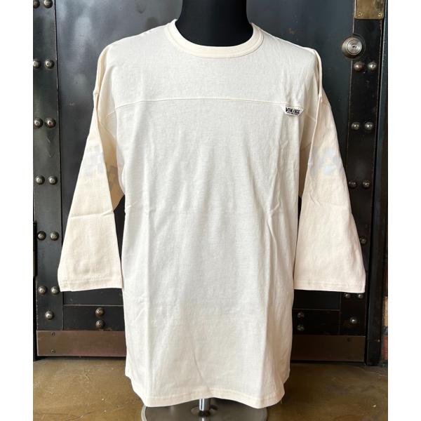 ヴィンアンドエージ Vin&amp;Age TYPE VT11 FOOTBALL T NATURAL