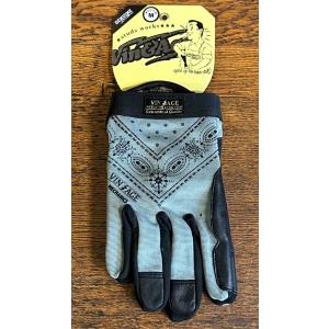 ヴィンアンドエージ Vin&Age VMG1 MECHANIC GLOVES FASTCOLOR PATTERN GRAY｜magic-u-co