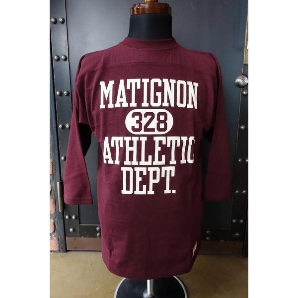ウエアハウス WAREHOUSE 4063 フットボールT MATIGNON ボルドー