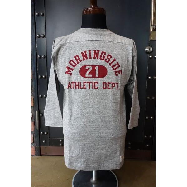 ウエアハウス WAREHOUSE 4063 フットボールT　MORNINGSIDE 杢グレー