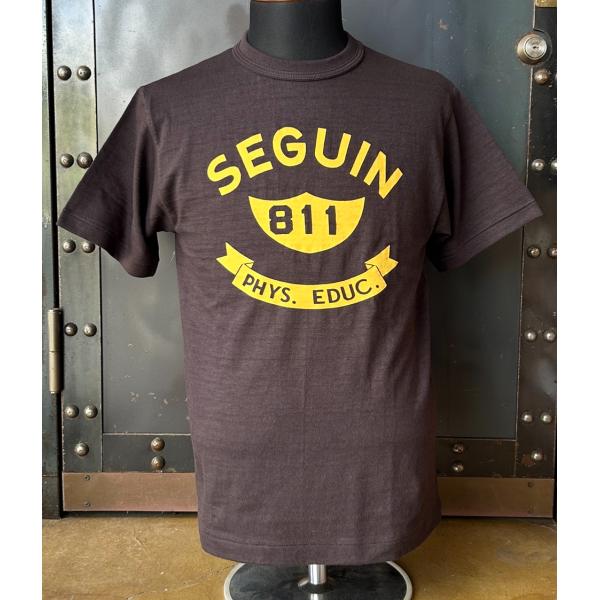 ウエアハウス WAREHOUSE Lot 4601 SEGUIN BLACK Tシャツ