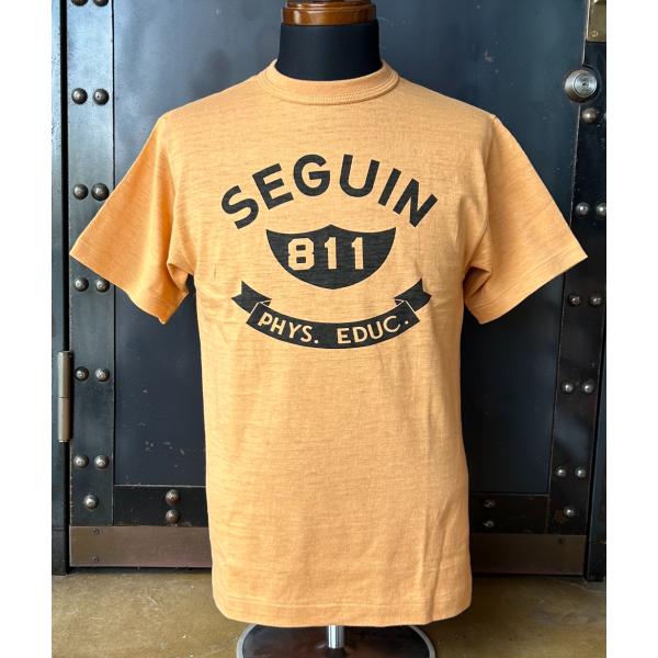 ウエアハウス WAREHOUSE Lot 4601 SEGUIN ORANGE Tシャツ