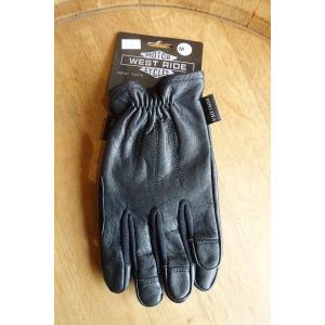 ウエストライド WEST RIDE SOLID REGULAR GLOVE BLK｜magic-u-co