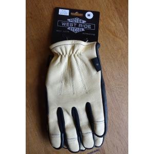 ウエストライド WEST RIDE SOLID REGULAR GLOVE CRM｜magic-u-co