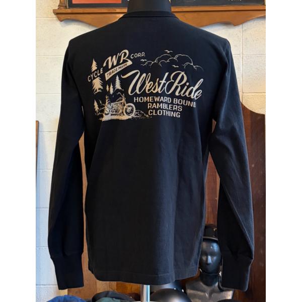 ウエストライド WEST RIDE  PT.L.TEE.25-04 BLK ロンT