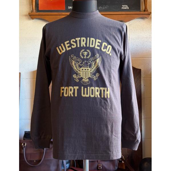 ウエストライド WEST RIDE  25FW VINTAGE PRINT LONG TEE: 25...