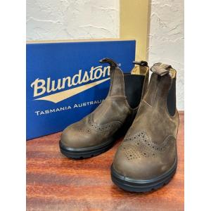 BLUNDSTONE（ブランドストーン） ウィングチップ サイドゴアブーツ