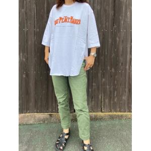 カーキ/kha:ki　7th SLEEVE TEE G・P・M 7分袖Ｔシャツ　MIL23SCS3364 ホワイト｜magic-u-ladys