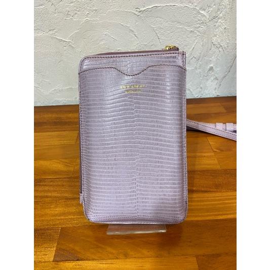 VIOLA d'ORO/ヴィオラドーロ　ADRIA V-1289 リザード型押しスマートフォンポシェ...